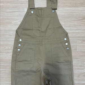 (새상품) 베이지색 멜빵 반바지 이미지