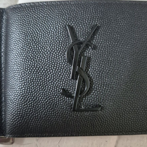 생로랑 YSL 모노그램 머니클립 반지갑 정품 상태 A급 이미지