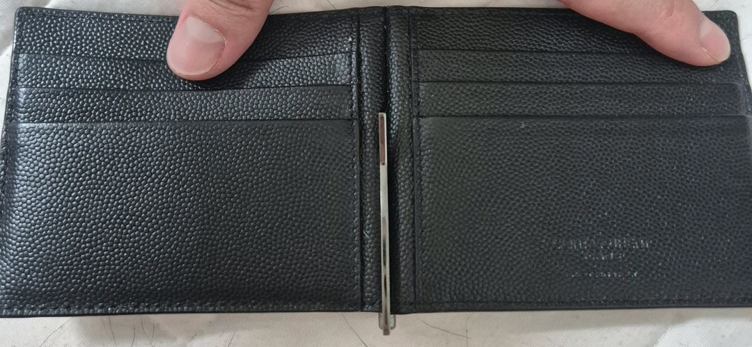 생로랑 YSL 모노그램 머니클립 반지갑 정품 상태 A급 이미지