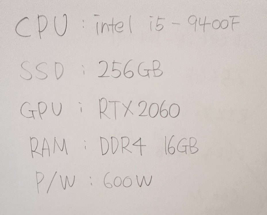 극강가성비 게이밍 PC i5-9400F RTX 2060 이미지