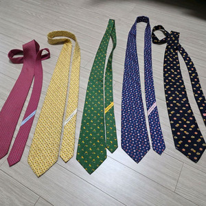 페라가모, 불가리 실크 넥타이 5종 / (구찌 매너그램 메멘토모리 켄지카가 타이유어타이) 이미지