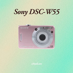 소니 사이버샷 W55 핑크 !! (Sony DSC-W55) 이미지