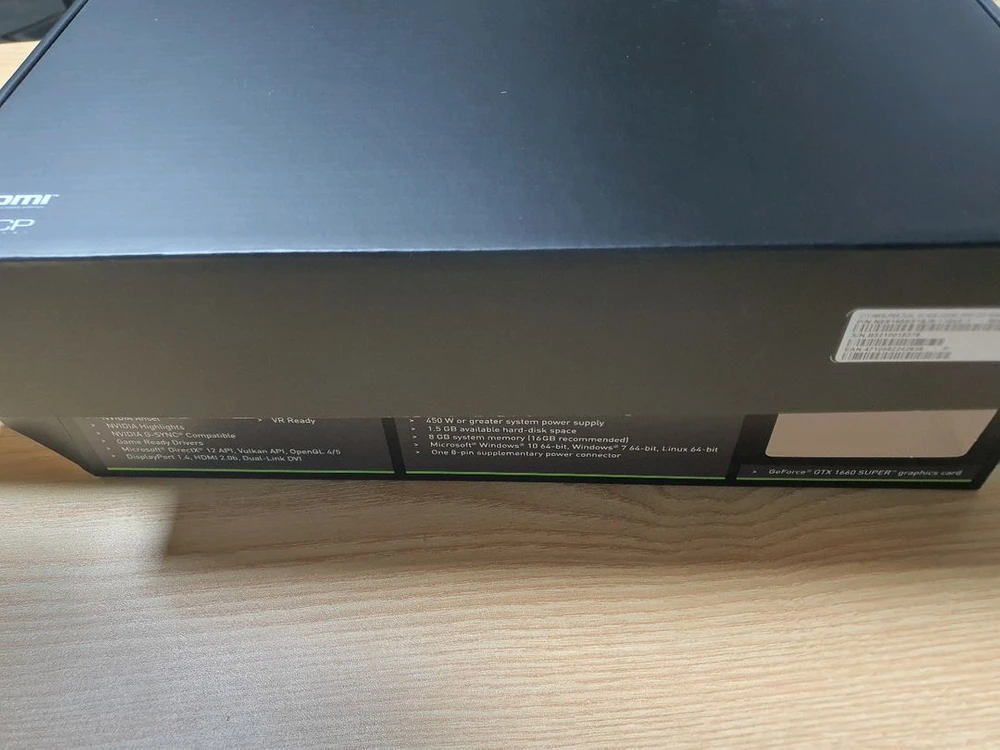 이엠텍 GTX 1660 SUPER 그래픽카드 박스만 이미지