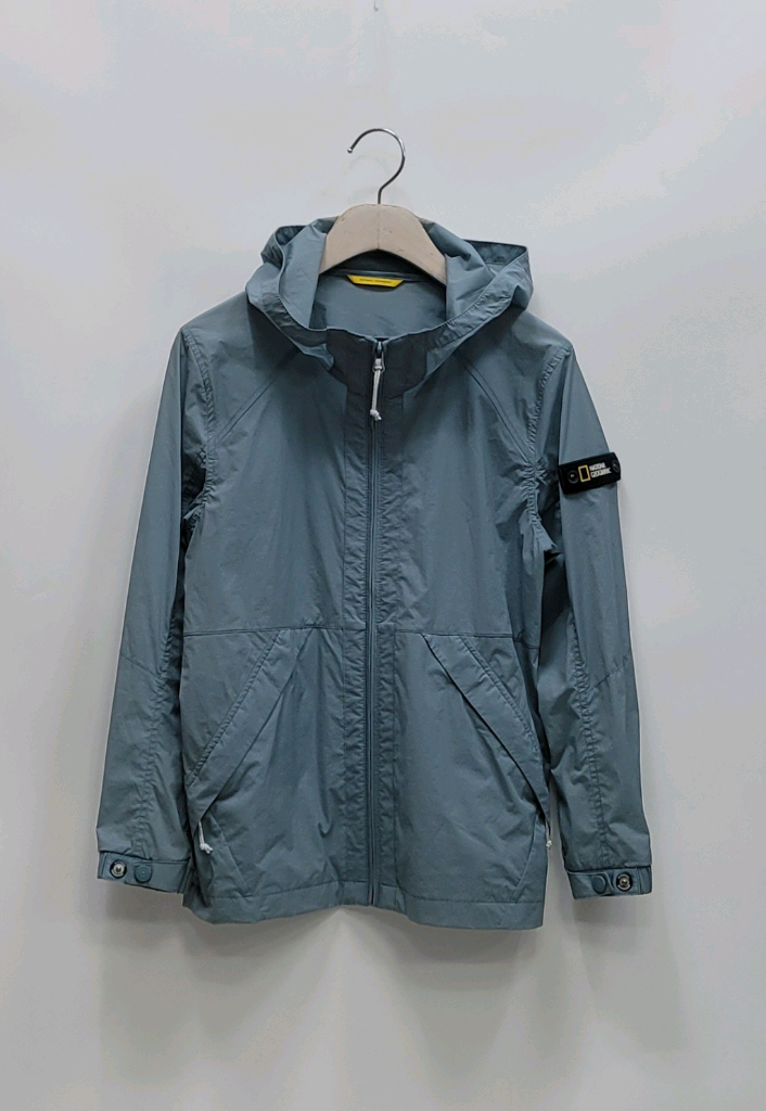 내셔널지오그래픽 21SS 월리스 초경량 바람막이 자켓 / 주니어 140 하버 블루 이미지