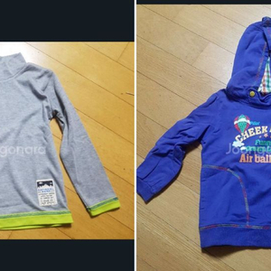 티셔츠 120사이즈 두장 다해서 5천원 이미지