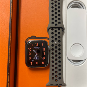 애플워치7에르메스 실버 45mm SS급 이미지