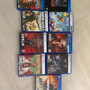 PS4/PS5 게임 타이틀 모음 이미지