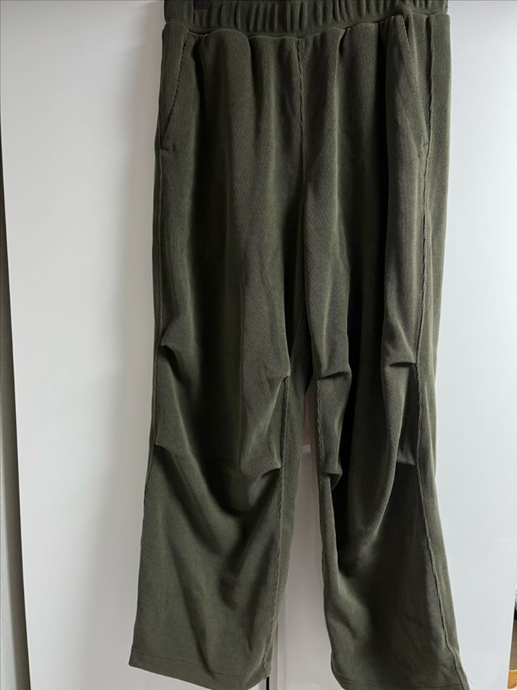 탑텐 파라슈트 카키색 바지 34사이즈 이미지