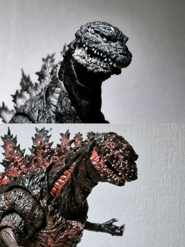 sh몬스터아츠 혼웹 신고질라(흑백) 풀 도색작 판매합니다 이미지