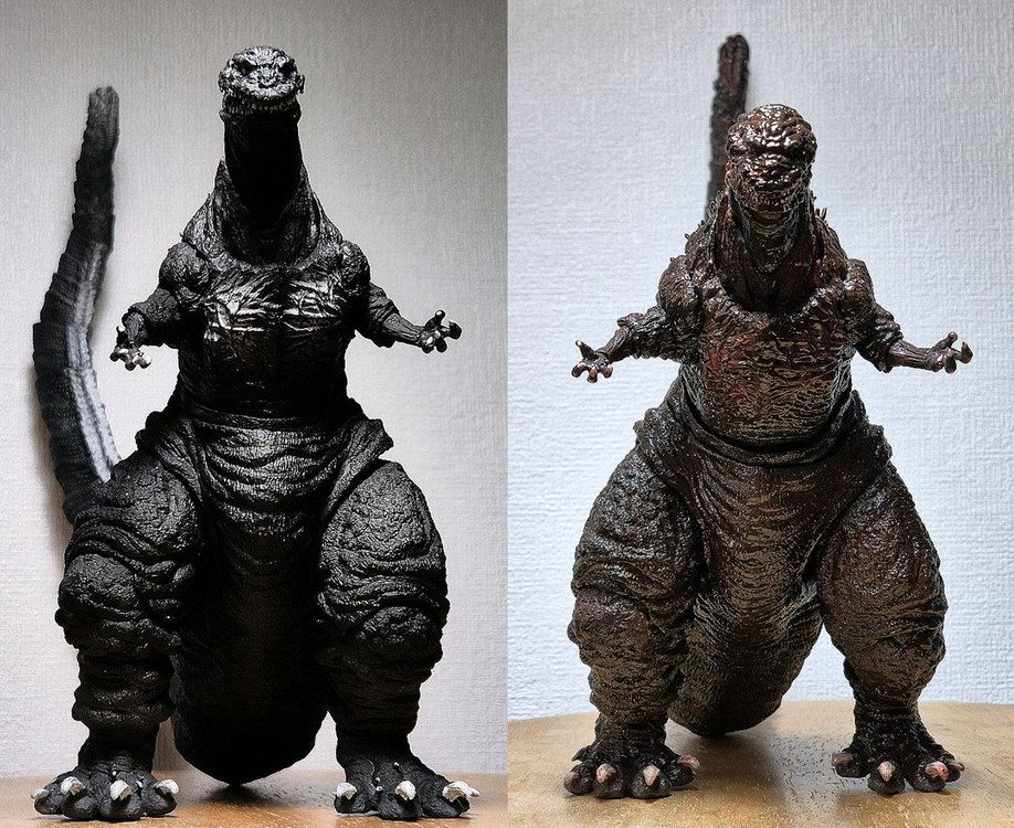 sh몬스터아츠 혼웹 신고질라(흑백) 풀 도색작 판매합니다 이미지