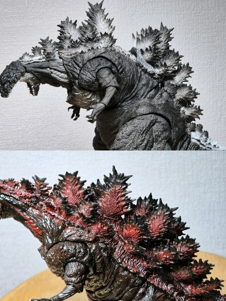 sh몬스터아츠 혼웹 신고질라(흑백) 풀 도색작 판매합니다 이미지