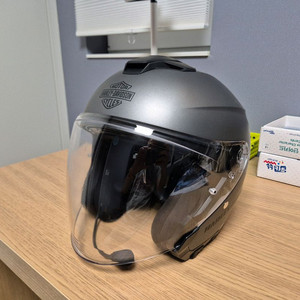 오토바이 헬멧할리 데이비슨 3/4 헬멧 XL, 그레이실버HD-H33 이미지