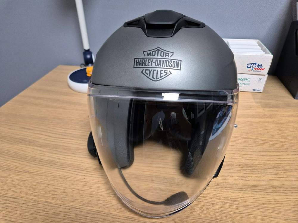 오토바이 헬멧할리 데이비슨 3/4 헬멧 XL, 그레이실버HD-H33 이미지
