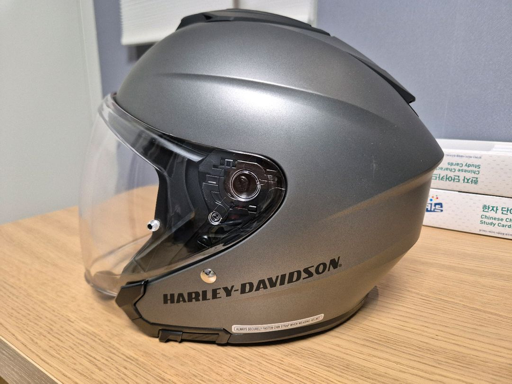오토바이 헬멧할리 데이비슨 3/4 헬멧 XL, 그레이실버HD-H33 이미지