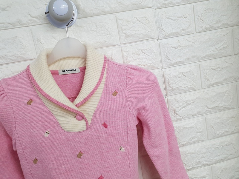 빈폴 원피스 키즈 4T (면니트. 숄카라) 이미지