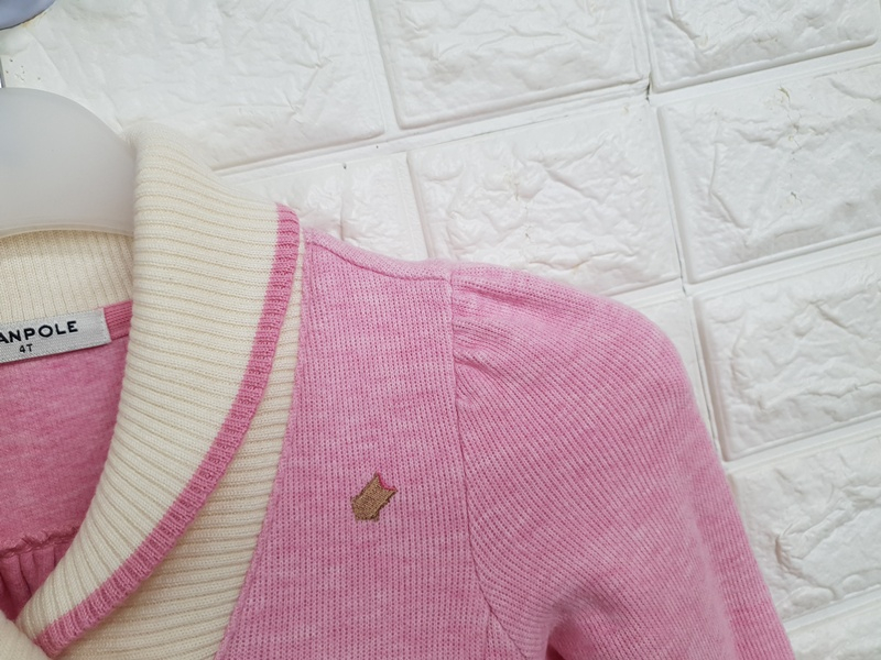 빈폴 원피스 키즈 4T (면니트. 숄카라) 이미지