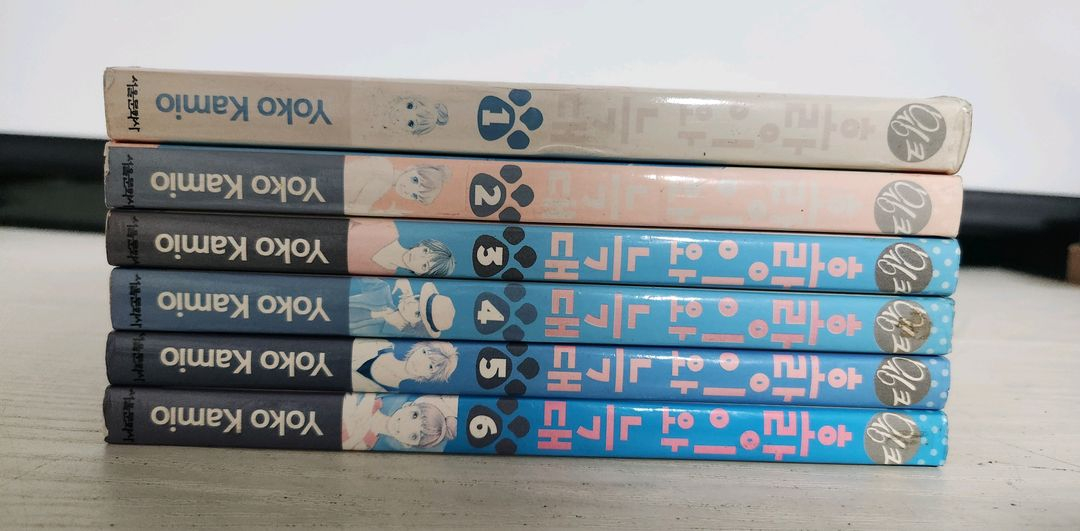 [순정만화책] 호랑이와 늑대 전권 6권 완결 판매 이미지