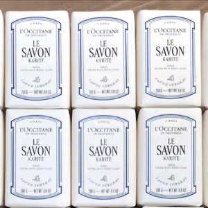 록시땅 시어버터 비누 / 제이엠솔루션 폼클렌저 / 엉덩이비누 / 립밤 / 헤라 퍼프 이미지