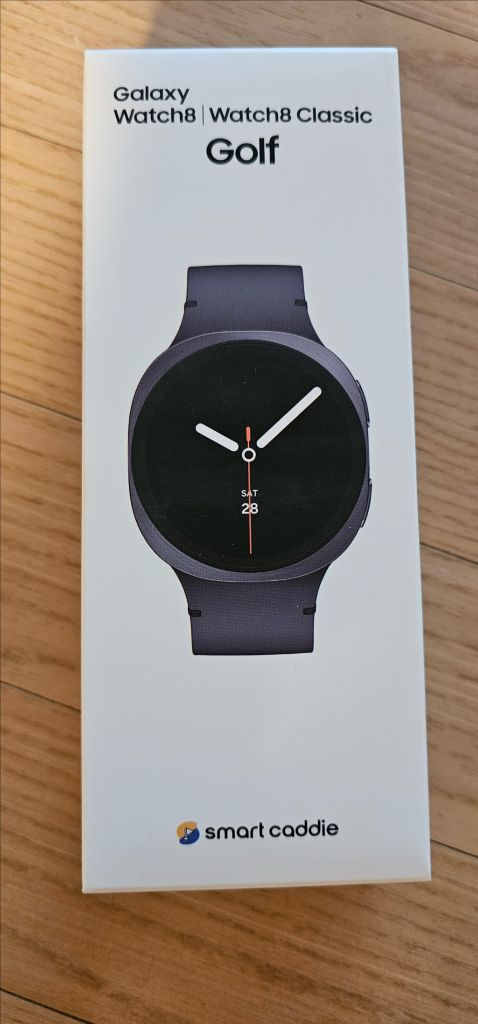 (미개봉 새상품) 삼성 갤럭시 워치8 *골프 에디션* 44mm 그라파이트/ 스마트캐디 3년 이용권 포함 이미지