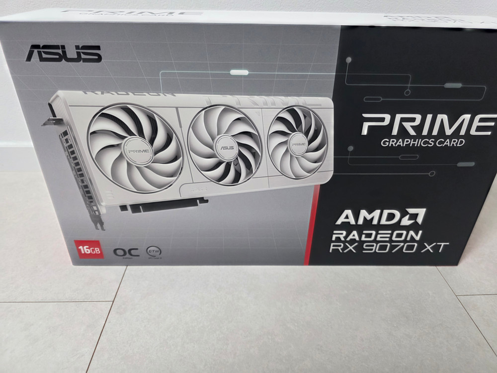 rx9070xt 화이트 새상품 판매 또는 5070ti 화이트로 교환 원합니다. 이미지