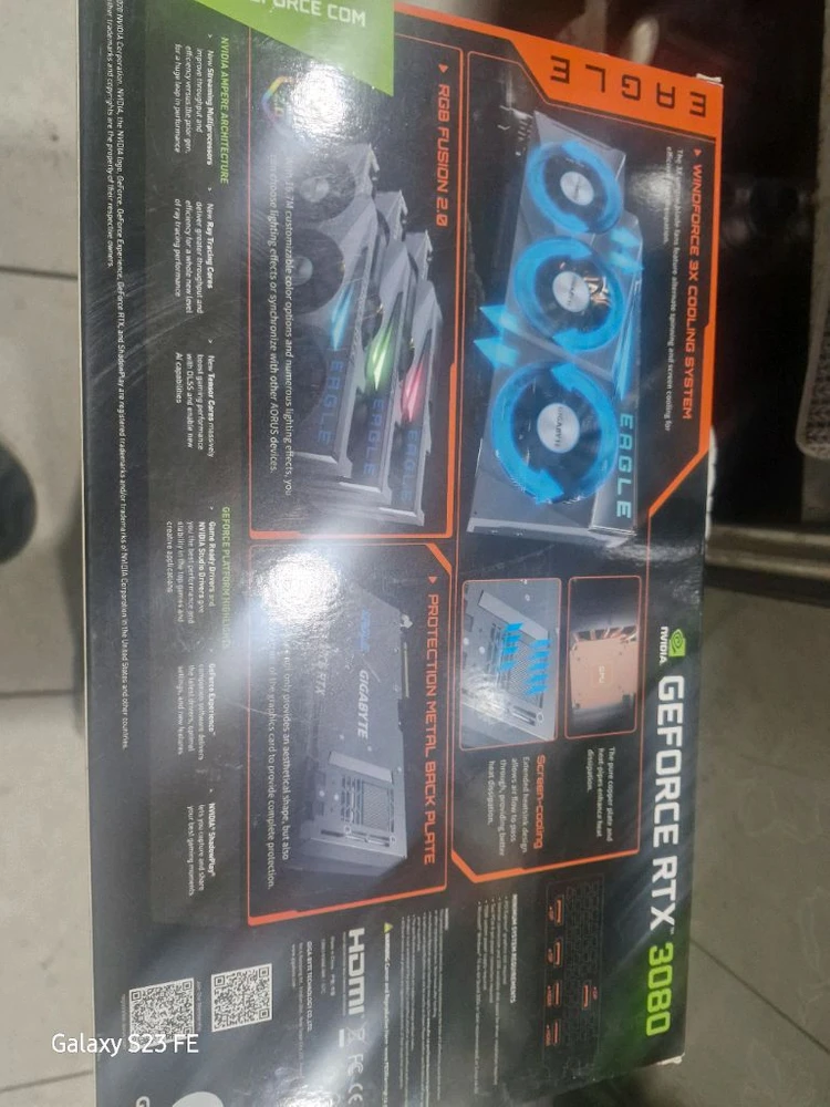 rtx3080 eagle 기가 풀박스 이미지