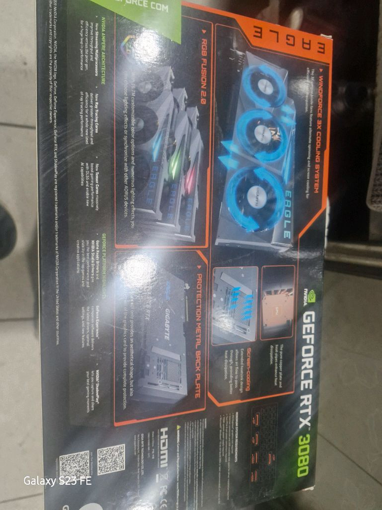 rtx3080 eagle 기가 풀박스 이미지