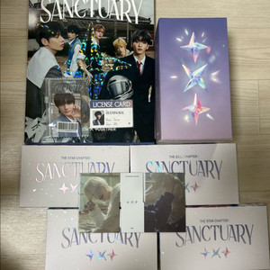 투바투 별의 장 생츄어리 앨범 엔젤 위버스 특전 미개봉 휴닝카이 포카 이미지