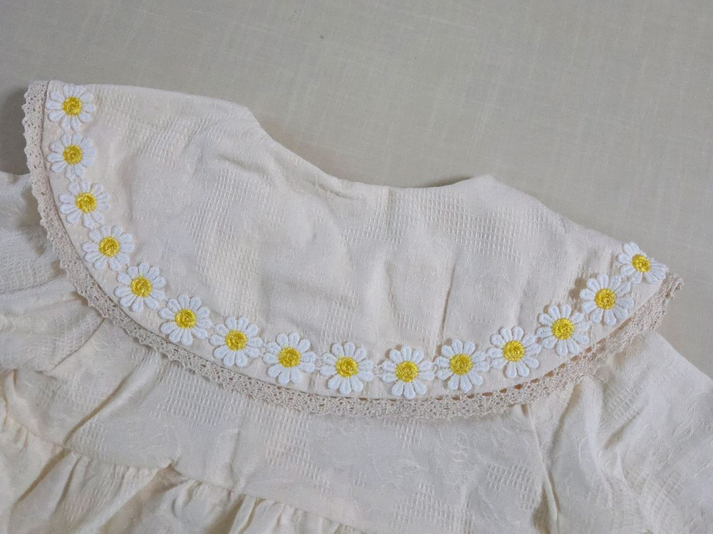 (새상품) 아기 여아 카라 바디슈트 보넷세트 80사이즈 이미지