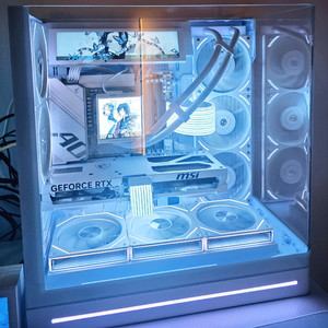 라이젠7 9850X3D RTX5080 화이트PC 이미지