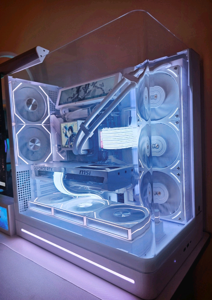 라이젠7 9850X3D RTX5080 화이트PC 이미지