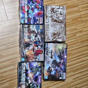 건담 프라모델 hg 디오리진 일괄 퍼스트건담, 모로코짐, 돔 테스트타입, 짐 숄더캐논, 자쿠2 양산형 c-6 이미지