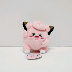 새상품)포켓몬 삐삐 8cm 인형 키링_포켓몬스터 정품 마스코트 누이_공식 마콧 굿즈_베이비 핑크 귀여운 소품 이미지