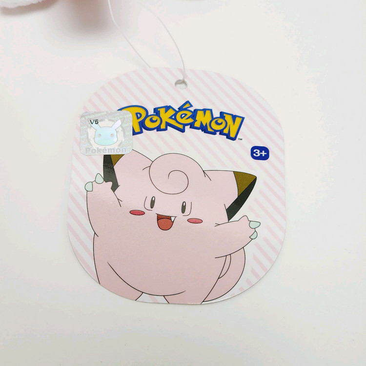 새상품)포켓몬 삐삐 8cm 인형 키링_포켓몬스터 정품 마스코트 누이_공식 마콧 굿즈_베이비 핑크 귀여운 소품 이미지