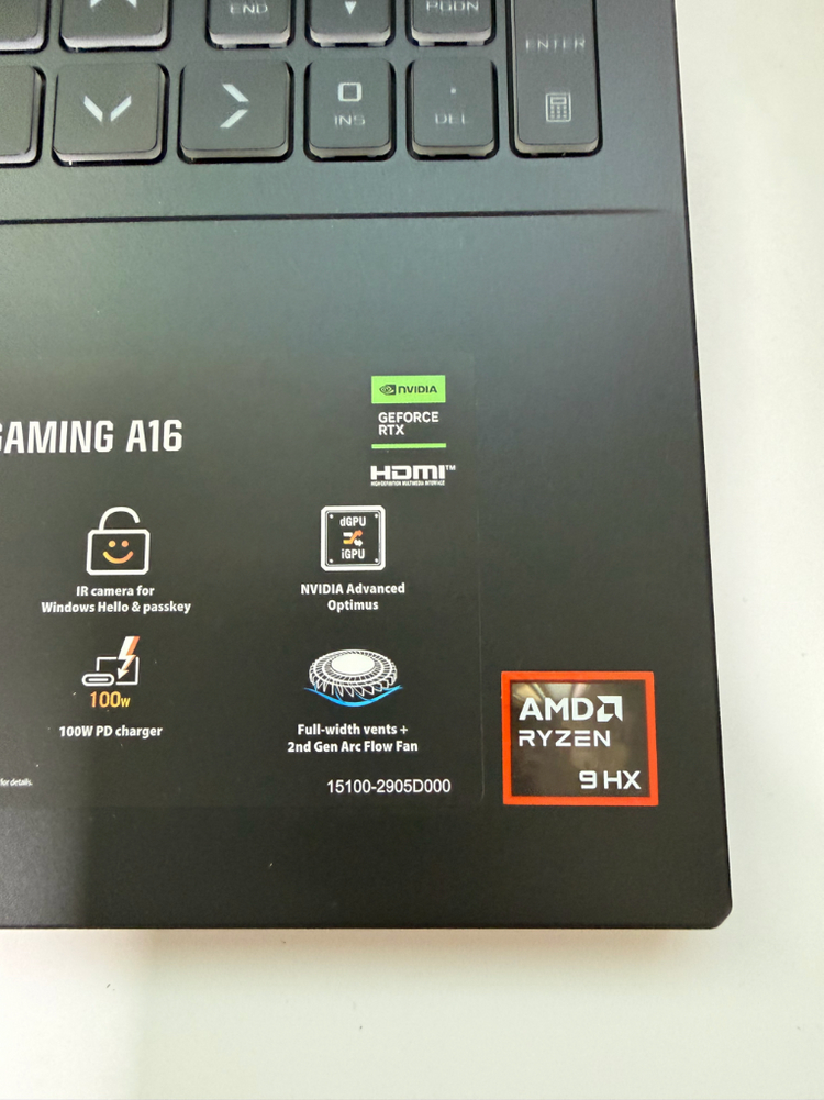 ASUS TUF A16 8940HX / 5070 노트북 팝니다 이미지