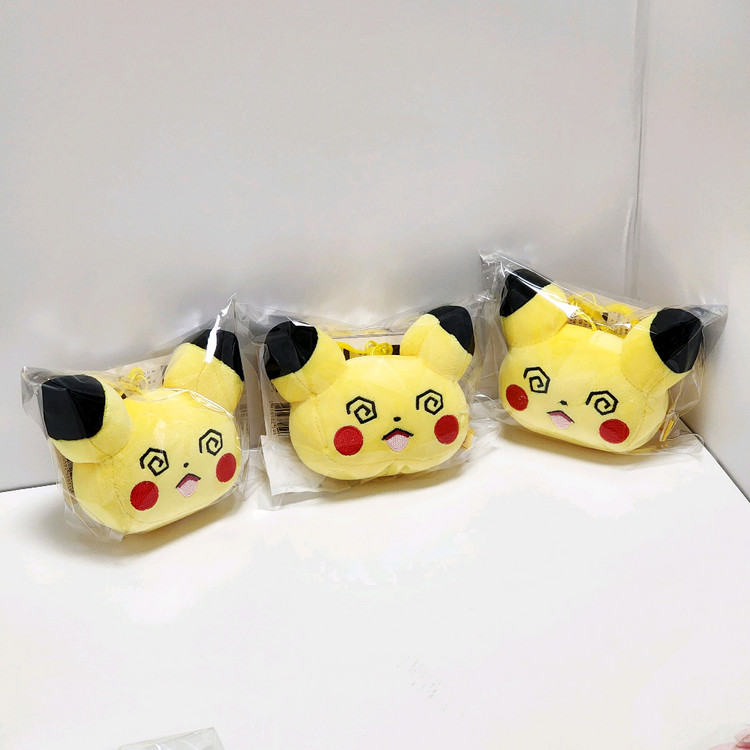 새상품) 포켓몬스터 피카츄 모찌 인형 키링_얼굴표정 말랑말랑 페이스 누이_정품 공식 마콧 굿즈_귀여운 소품 우정템 이미지