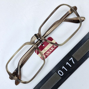 80s 이탈리아제 빈티지 데드스톡 미사용/스퀘어 뿔테 안경테 50mm/클래식 레트로 복고 일본 수입 패션 아이웨어 이미지