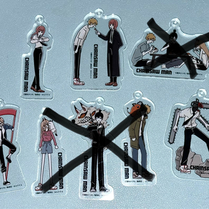 체인소맨 아크릴 키링 마키마 파워 덴지 아키 덴파키 레제 극장판 이미지