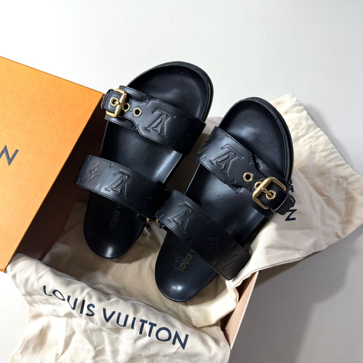 [백화점판/38]루이비통 봄 디아 플랫 컴포트 뮬 슬리퍼 / 샌들 이미지