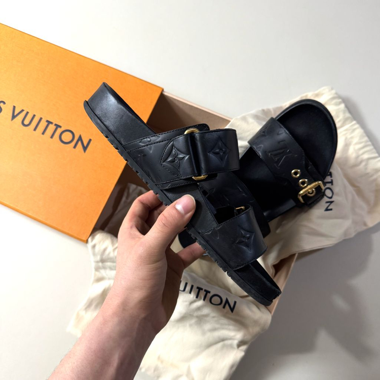 [백화점판/38]루이비통 봄 디아 플랫 컴포트 뮬 슬리퍼 / 샌들 이미지