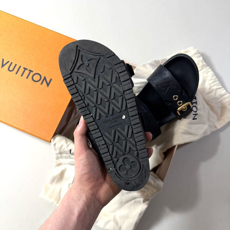 [백화점판/38]루이비통 봄 디아 플랫 컴포트 뮬 슬리퍼 / 샌들 이미지