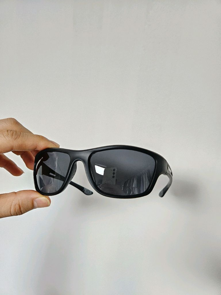 편광 스포츠고글 블랙 새것 러닝고글 선글라스 이미지