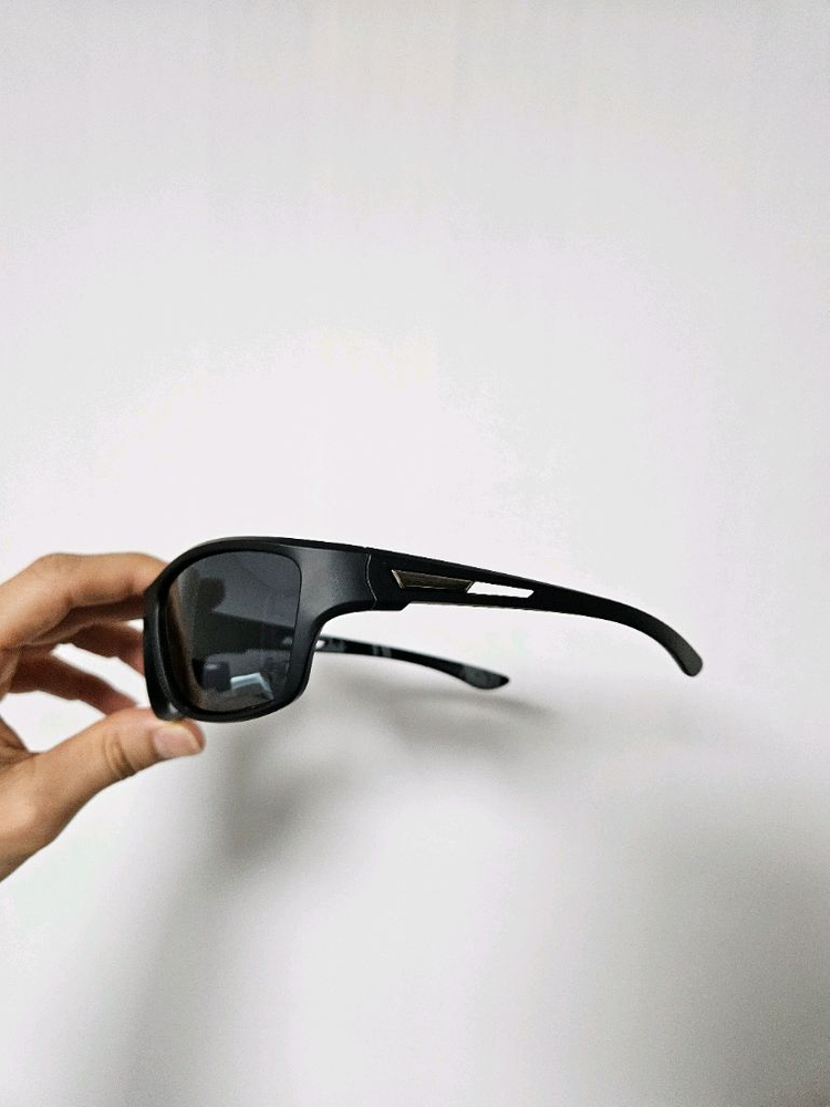 편광 스포츠고글 블랙 새것 러닝고글 선글라스 이미지