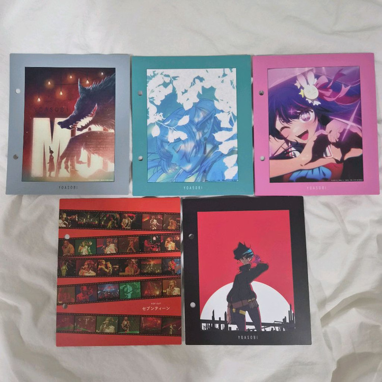 요아소비 앨범 더 북, 아이돌 앨범, 특전 인덱스 5종 일괄 이미지