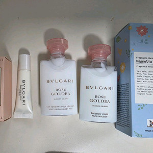 불가리 로즈 골데아 향수,립밤,얼굴 로션,바디로션,핸드크림/미개봉 이미지