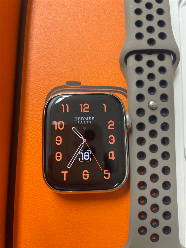 애플워치7스테인리스 45mm 실버 SS급 이미지