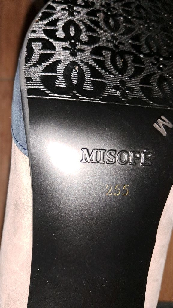 미소페 투톤컬러 구두 255 1만원 이미지