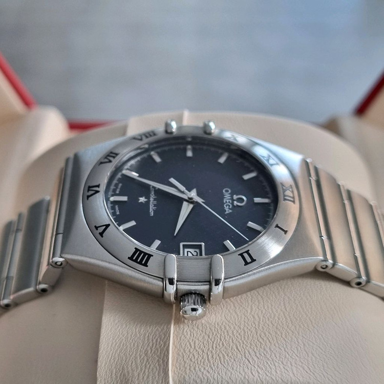 오메가 구구형 컨스틸레이션 다크 블루 쿼츠 33.5mm 1512.40 이미지