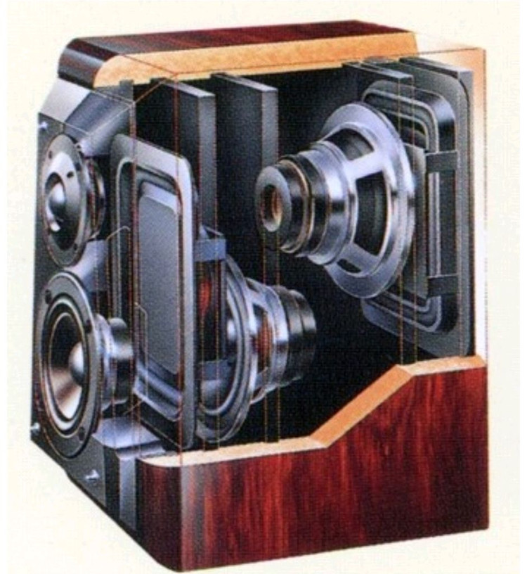 희귀 명기 Technics SB-M300 MK2 북쉘프 스피커 (DDD 방식, 바이와이어링 지원) 이미지