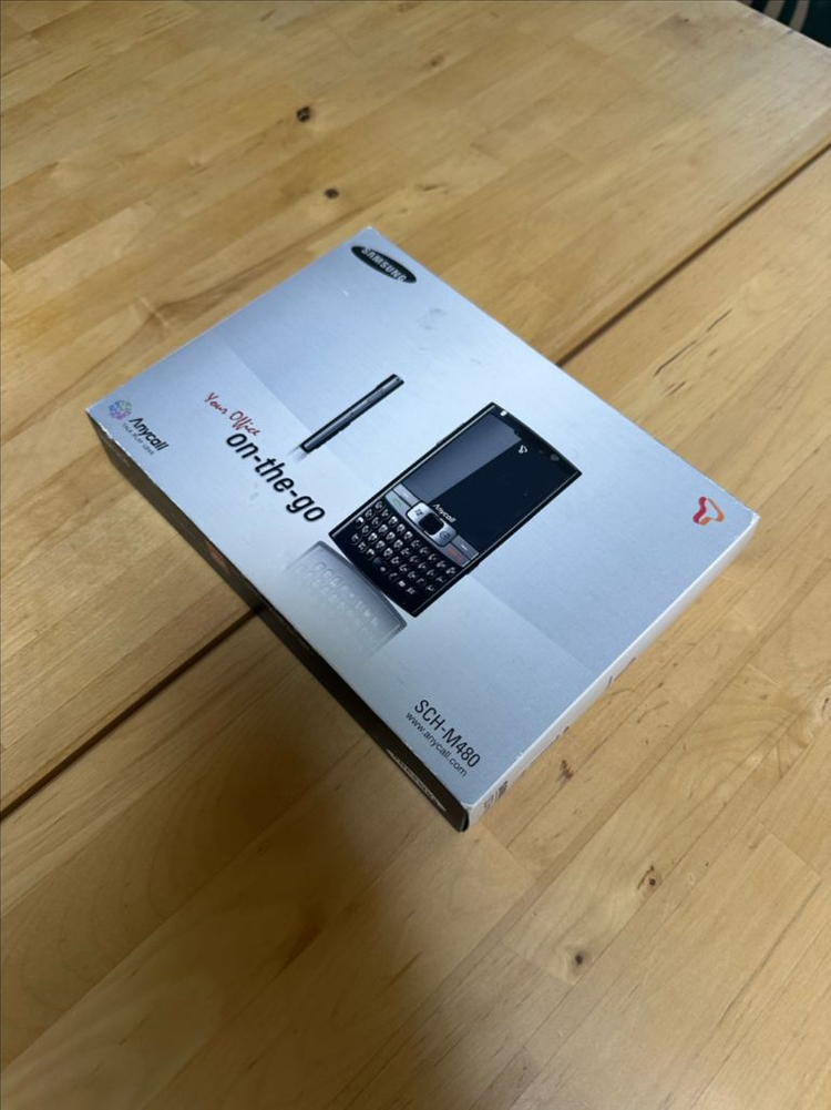 삼성 애니콜 미라지폰 SCH-M480 쿼티폰 올드폰 블랙베리 PDA폰 이미지