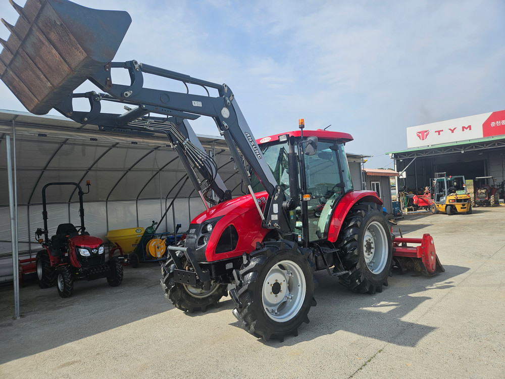 동양트랙터TX76 (76마력) 로더 로타리 포함 판매 이미지